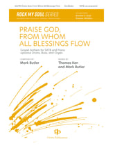 Praise God from Whom All Blessings Flow SATB choral sheet music cover